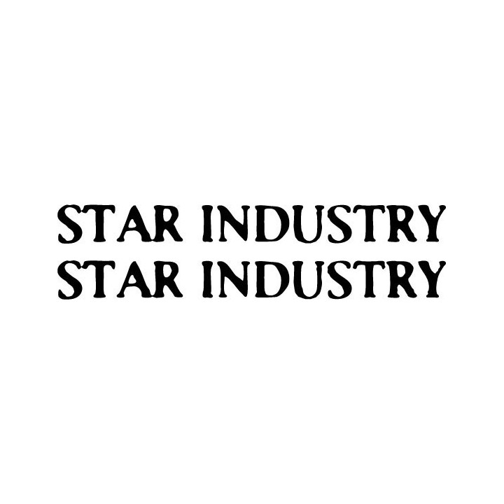 Star Industry Stickers – Gothic Rock Band Decals (2-Pack)