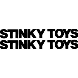 Stinky Toys Stickers – French Punk Rock Decals (2-Pack)