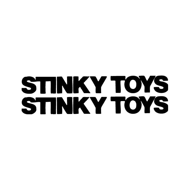 Stinky Toys Stickers – French Punk Rock Decals (2-Pack)