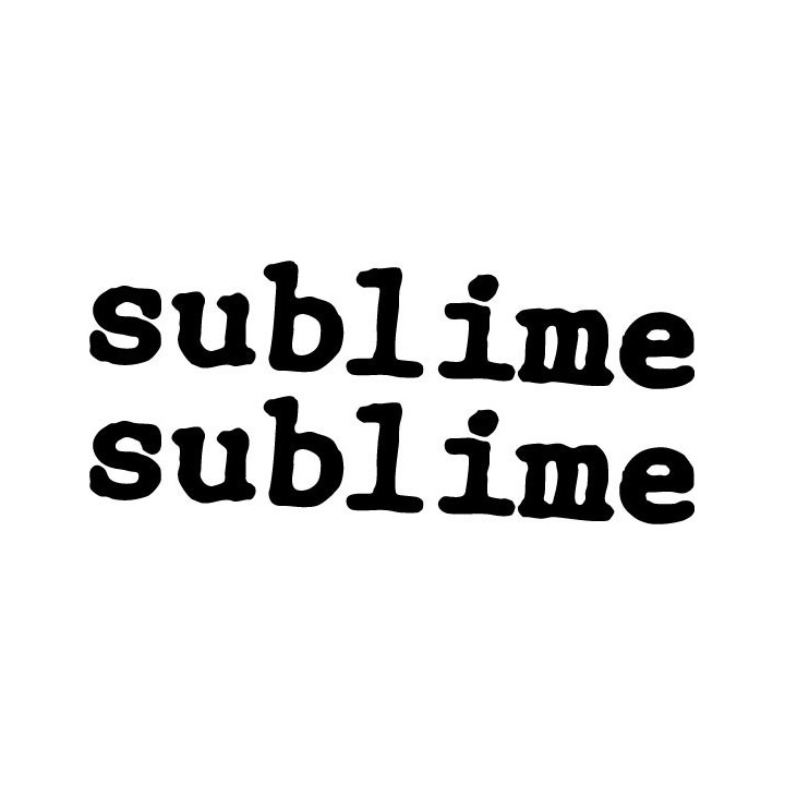 Sublime Stickers – Ska Punk Band Decals (2-Pack)