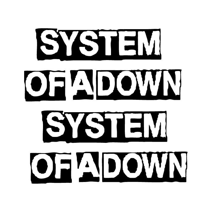 System of a Down Stickers – SOAD Metal Decals (2-Pack)