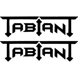 Tabiant Band Stickers – Rock Music Decals (2-Pack)