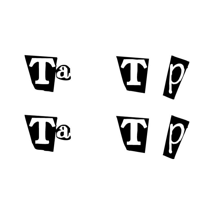 Tabletops Band Stickers – Punk Rock Decals (2-Pack)