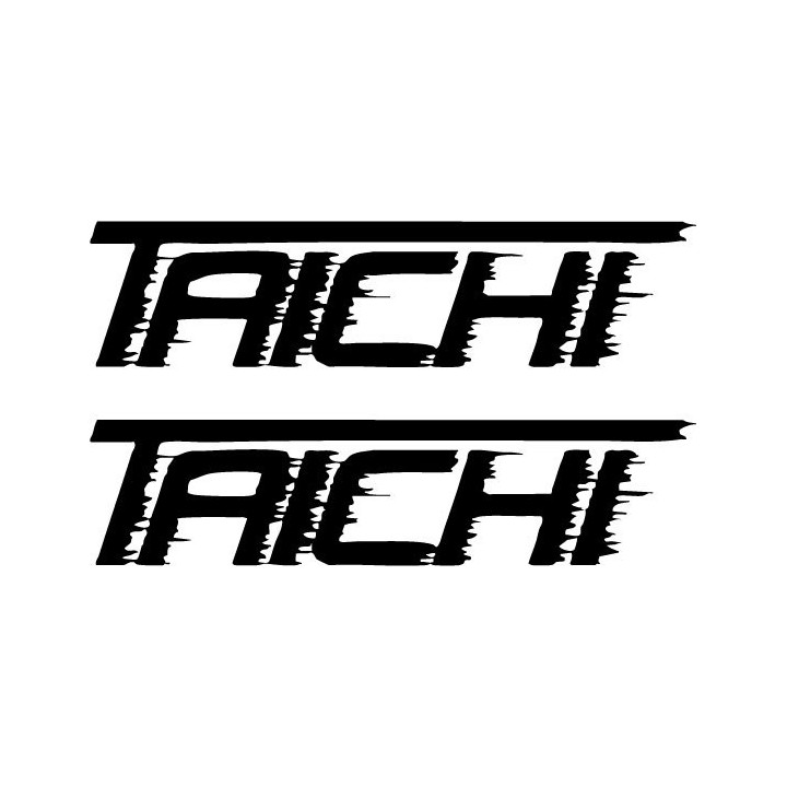 Taichi Band Stickers – Rock Music Logo Decals (2-Pack)