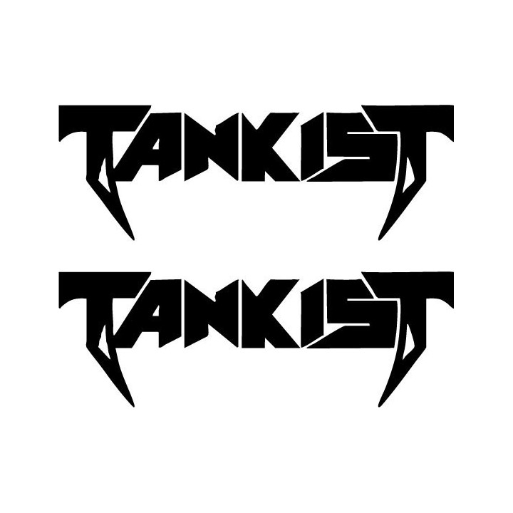 Tankist Stickers – Estonian Thrash Metal Decals (2-Pack)