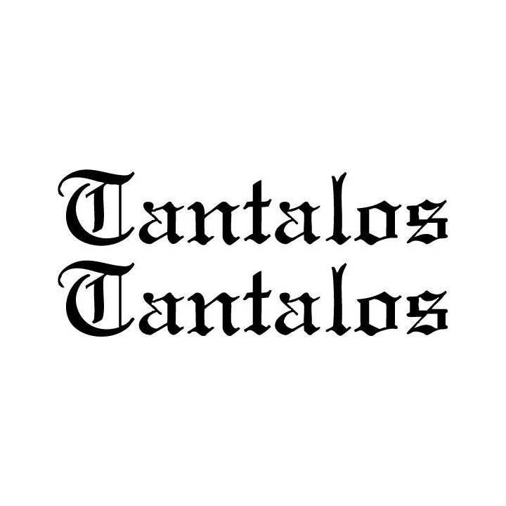 Tantalos Stickers – Black Metal Band Decals (2-Pack)