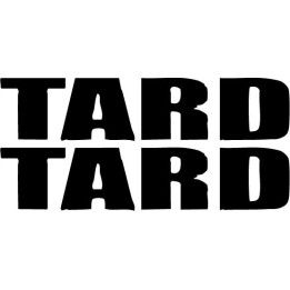 Tard Band Stickers – Alternative Rock Decals (2-Pack)
