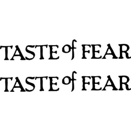 Taste of Fear Stickers – Grindcore Punk Decals (2-Pack)