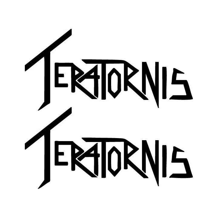 Teratornis Stickers – Sludge Metal Band Decals (2-Pack)