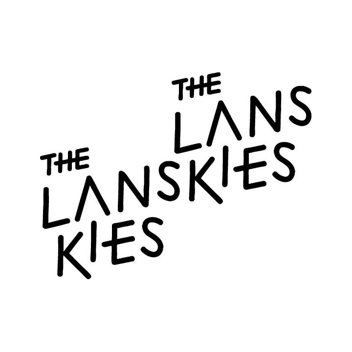 The Lanskies Stickers – Indie Rock Band Decals (2-Pack)