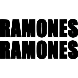 Ramones Stickers – Punk Rock Band Logo Decals (2-Pack)