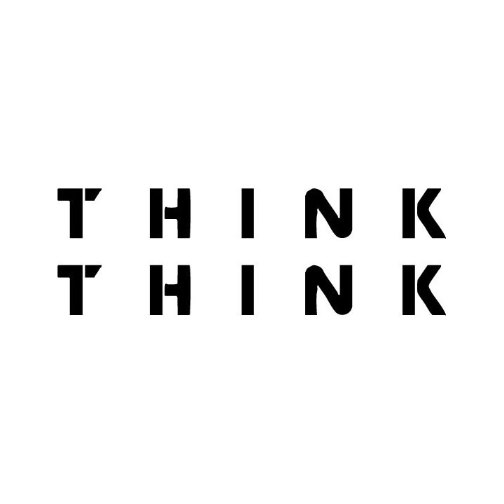 Think Band Stickers – Rock Music Logo Decals (2-Pack)