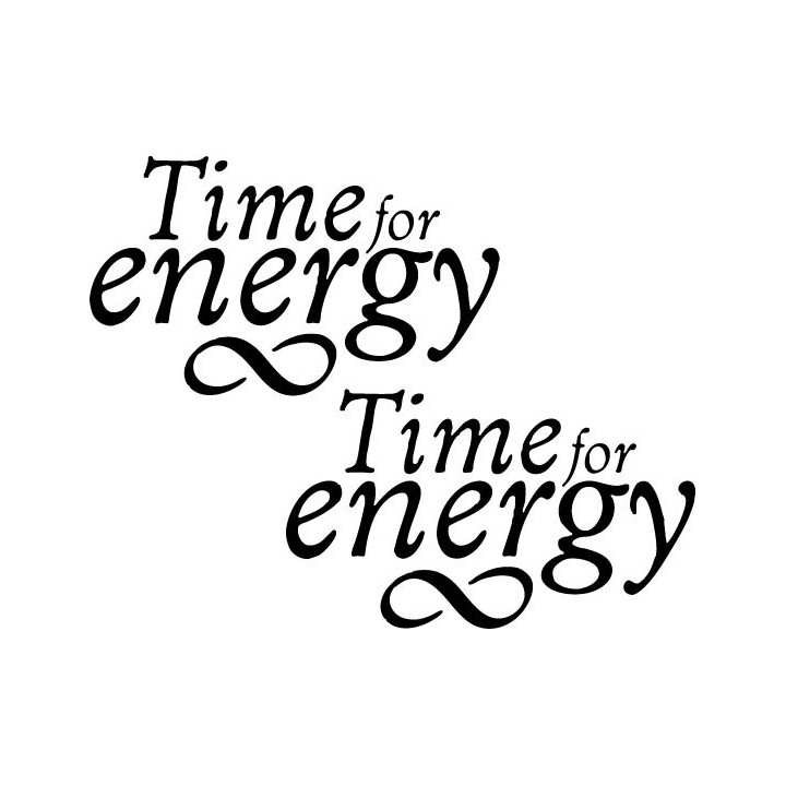 Time for Energy Stickers – Band Music Decals (2-Pack)