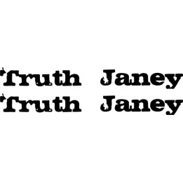 Truth and Janey Stickers – Hard Rock Band Decals (2-Pack)