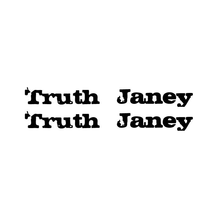 Truth and Janey Stickers – Hard Rock Band Decals (2-Pack)