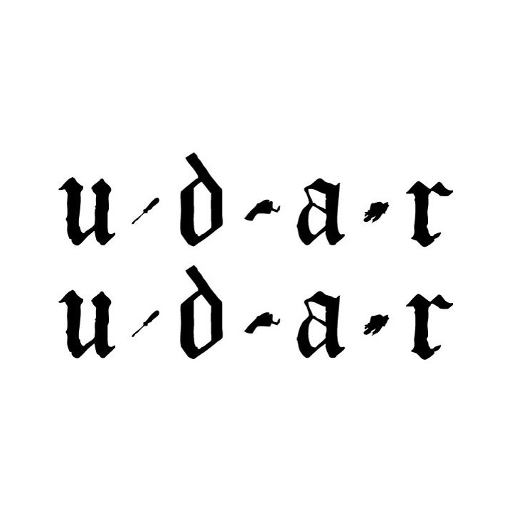 Udar Band Stickers – Heavy Metal Music Decals (2-Pack)