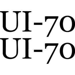UI-70 Band Stickers – Electronic Music Decals (2-Pack)