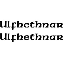 Ulfhethnar Stickers – Black Metal Band Decals (2-Pack)