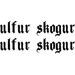 Ulfur Skogur Stickers – Dark Folk Metal Decals (2-Pack)