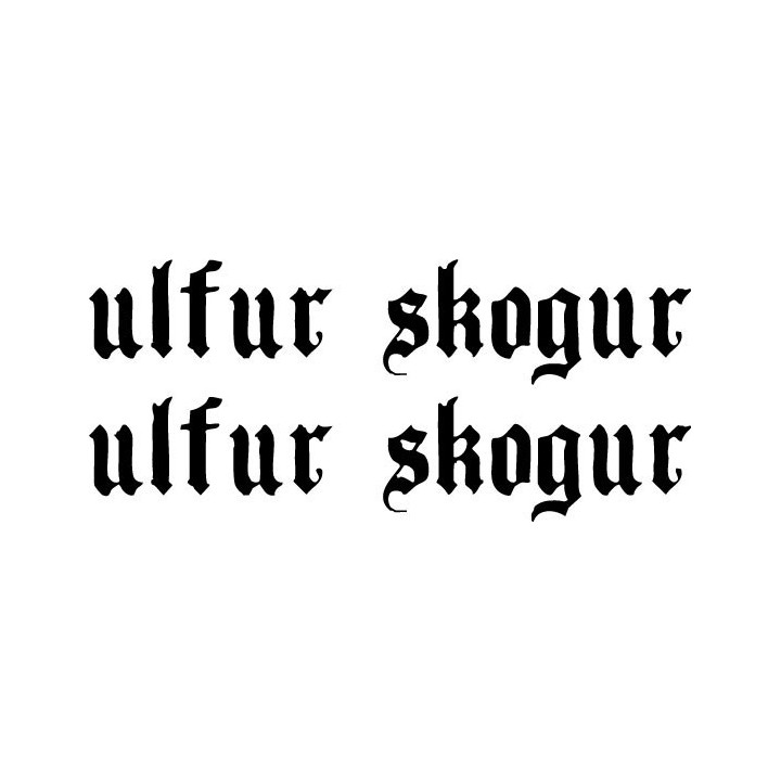 Ulfur Skogur Stickers – Dark Folk Metal Decals (2-Pack)