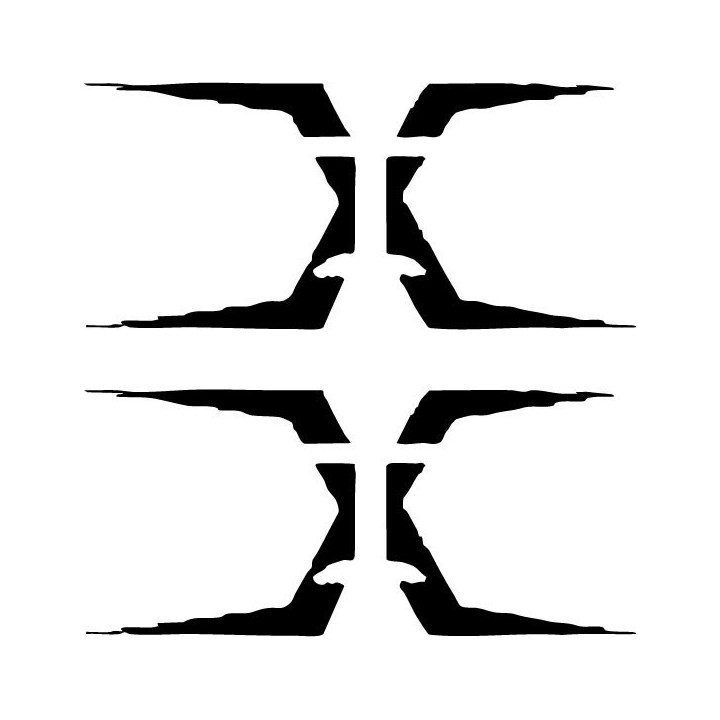 X Japan Stickers – Visual Kei J-Rock Decals (2-Pack)