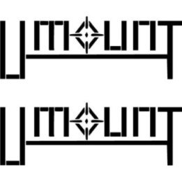 Umount Band Logo Stickers – Rock Music Decals (2-Pack)