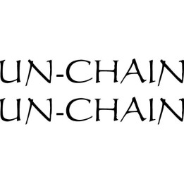 Un-Chain Band Stickers – Rock Music Logo Decals (2-Pack)
