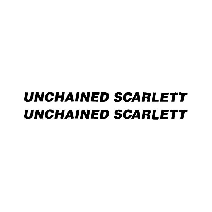 Unchained Scarlett Stickers – Rock Band Decals (2-Pack)