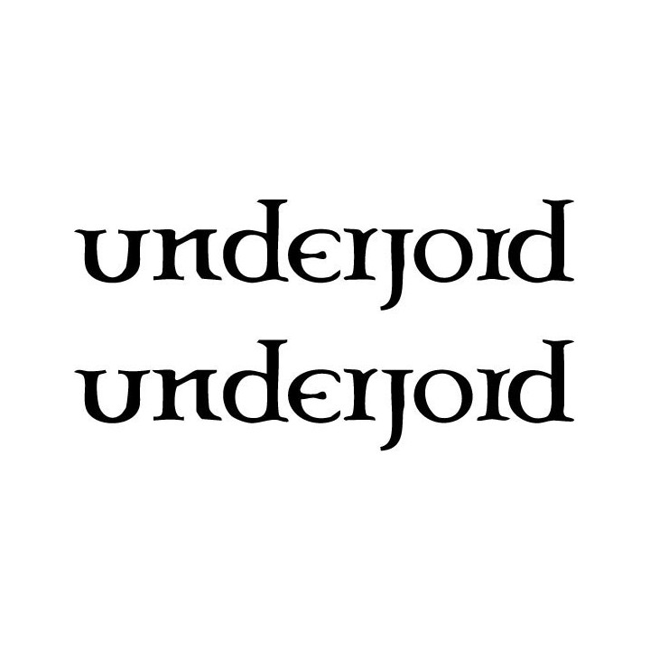 Underjord Stickers – Swedish Black Metal Decals (2-Pack)