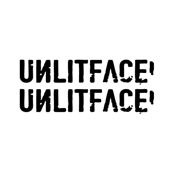 Unlit Face Stickers – Melodic Death Metal Decals (2-Pack)