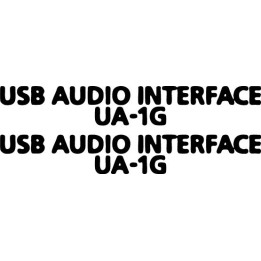 Roland Edirol UA-1G Stickers – Audio Interface Decals (2-Pack)