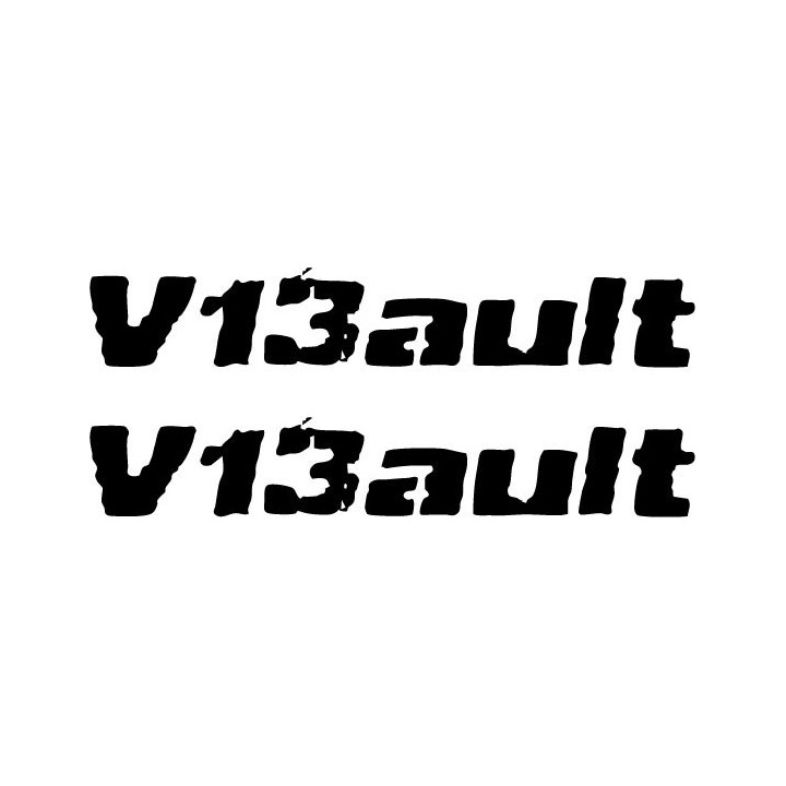V13ault Stickers – Electronic Music Artist Decals (2-Pack)