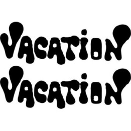 Vacation Band Stickers – Indie Punk Decals (2-Pack)