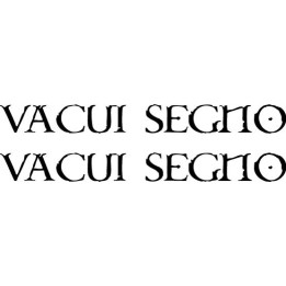 Vacui Segno Stickers – Darkwave Band Decals (2-Pack)