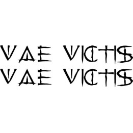 Vae Victis Stickers – French Punk Band Decals (2-Pack)