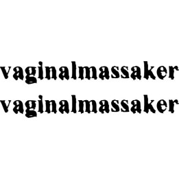 Vaginalmassaker Stickers – Grindcore Band Decals (2-Pack)