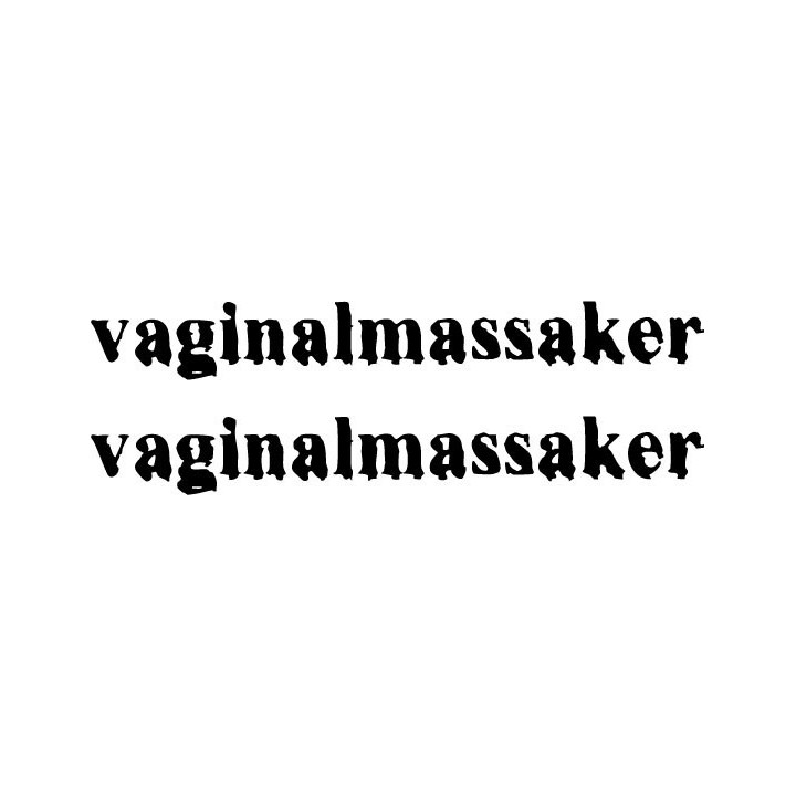 Vaginalmassaker Stickers – Grindcore Band Decals (2-Pack)