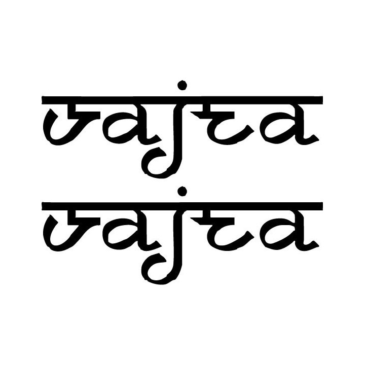 Vajra Band Stickers – Alternative Rock Decals (2-Pack)
