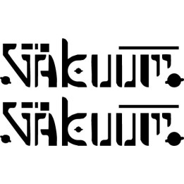 Vakuum Band Stickers – Punk Rock Decals (2-Pack)