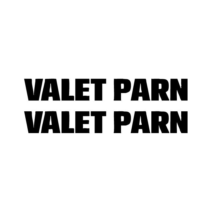 Valet Parn Stickers – Rock Band Decals (2-Pack)