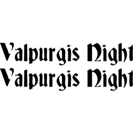 Valpurgis Night Stickers – Heavy Metal Decals (2-Pack)
