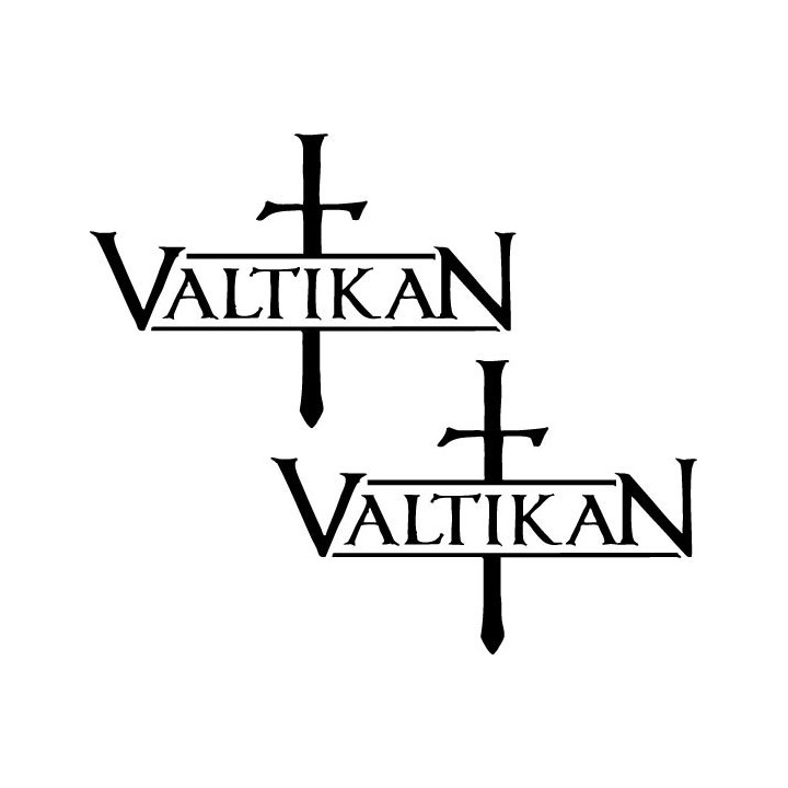 Valtikan Stickers – Rock Band Logo Decals (2-Pack)