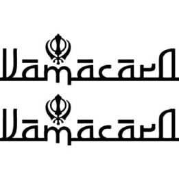 Vamacara Band Logo Stickers – Metal Decals (2-Pack)