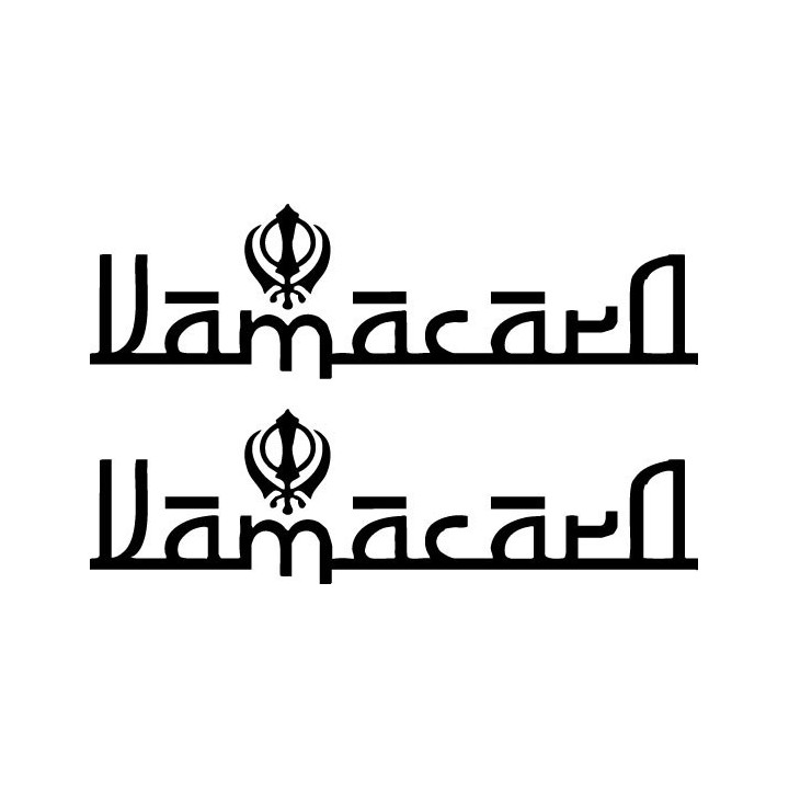 Vamacara Band Logo Stickers – Metal Decals (2-Pack)