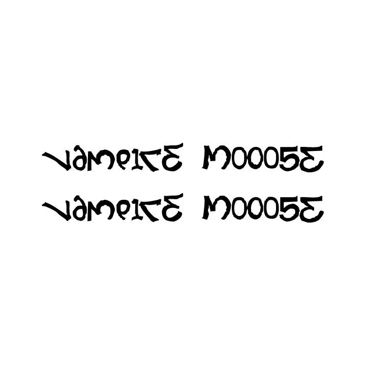 Vampire Moose Stickers – Metal Band Decals (2-Pack)