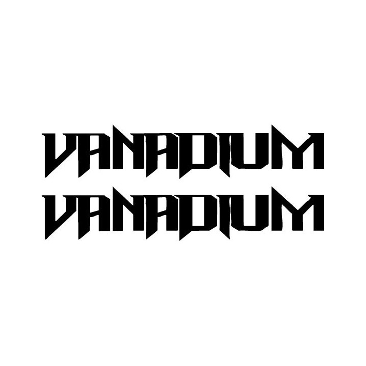 Vanadium Stickers – Italian Heavy Metal Decals (2-Pack)