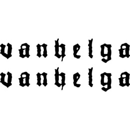 Vanhelga Stickers – Black Metal Band Decals (2-Pack)