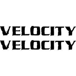 Velocity Band Stickers – Hardcore Punk Decals (2-Pack)