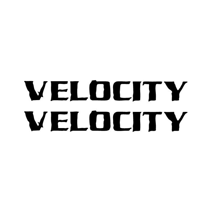 Velocity Band Stickers – Hardcore Punk Decals (2-Pack)