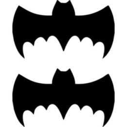 Batman Bat Symbol Stickers – DC Comics Decals (2-Pack)
